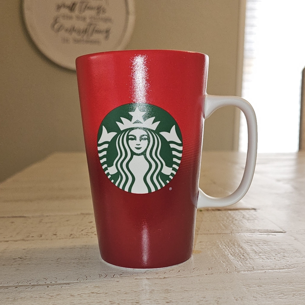 Starbucks 2015 Red Coffee Mug 16 oz